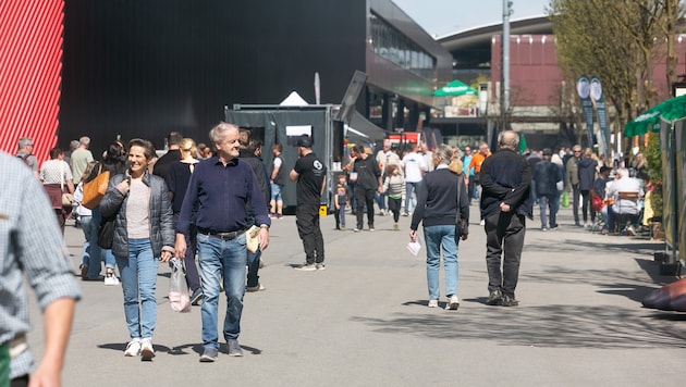 Besucher der „Schau!“ in Dornbirn.