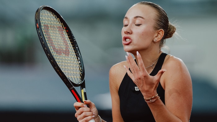 Potapova haderte mit sich.