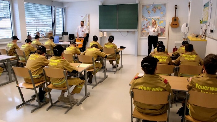 Der Wissenstest fand in der Mittelschule statt.