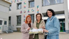Können es kaum erwarten: Nicole Krammer, Elisabeth Olsacher und Marion Steindl