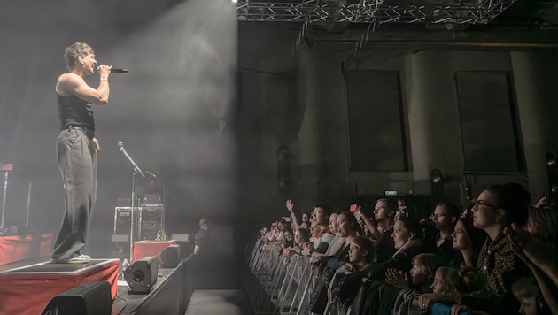 Hitparadenstürmer Rian sorgte in der Szene Salzburg für Begeisterung.
