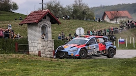 Thierry Neuville hatte den Sieg vor Augen, schied dann aber aus.