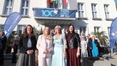 Haider-Wallner, Winkler und Eisenkopf mit Böhm feierten in Neusiedl am See.