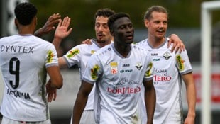 Patrick Greils (r.) Goldtor ebnete den Weg zum Sieg gegen den GAK.