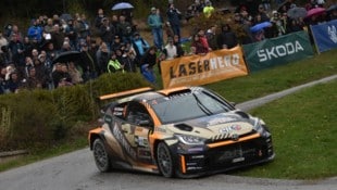 Bei der Lavantall-Rallye auf Rang zwei: Hermann Neubauer und Co-Pilotin Ursula Gassner.