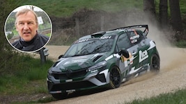 Mit dem Renault Clio Rally3 geht’s für Lichtenegger jetzt zur EM. Achim Mörtl (kl. Bild) fuhr ...