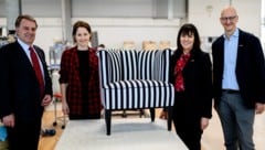 v.l. WKNÖ-Präsident Wolfgang Ecker, Geschäftsführerin Alice Wittmann, WKÖ-Präsidentin Martha ...