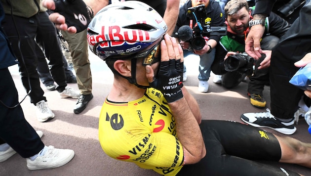 Pure Emotionen bei Wout van Aert