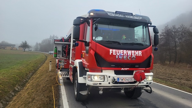 Die Feuerwehr Pitschgau-Haselbach musste den Mann aus dem Unfallwagen befreien. (Symbolbild)