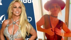 Britney Spears schockte ihre Fans zuerst mit einem weiteren Halb-nackt-Tanz, dann checkte sie ...