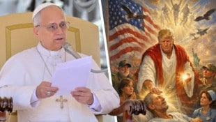 Ein KI-generiertes Bild zeigt Trump als eine Art Jesus – jetzt versucht er, gegen die Kritik ...