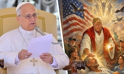 Ein KI-generiertes Bild zeigt Trump als eine Art Jesus – jetzt versucht er, gegen die Kritik ...