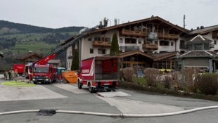 In diesem Hotel in Kirchberg in Tirol brach das Feuer aus.