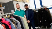 Michael Kratz (li.) und Joachim Hagn im Logistikzentrum in Graz-Andritz