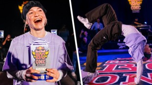 B-Girl Jana Thaler (30) aus Thiersee holte sich den Sieg beim „Red Bull BC One Cypher Austria ...