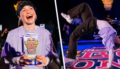 B-Girl Jana Thaler (30) aus Thiersee holte sich den Sieg beim „Red Bull BC One Cypher Austria ...