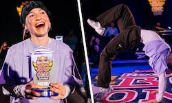 B-Girl Jana Thaler (30) aus Thiersee holte sich den Sieg beim „Red Bull BC One Cypher Austria ...