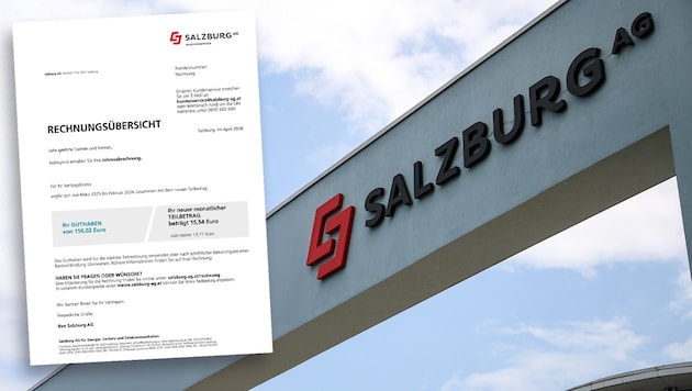 Die Salzburg AG hat ihre Rechnung neu gestaltet. Das sei einer der größten Kundenwünsche ...