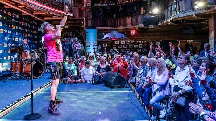 Publikumsliebling Matty Valentino.