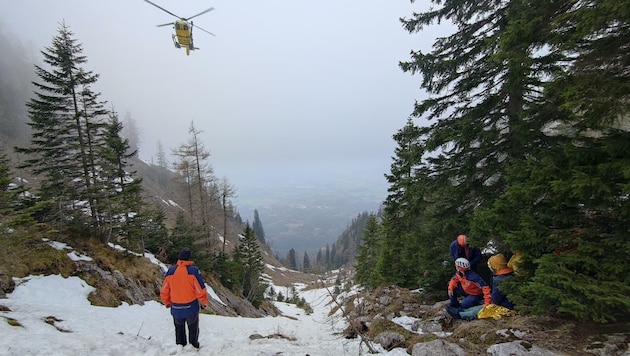 Erst am Sonntag hatte die Bergrettung zwei Einsätze am Untersberg.