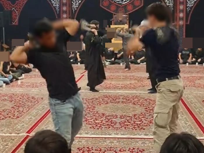 Selbstgeißelung in der Wiener Moschee