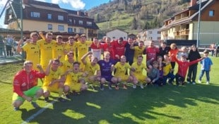 Jubel bei Pruggern – mit dem Sieg gegen Ausseerland wurde der Vorsprung auf sieben Punkte ...
