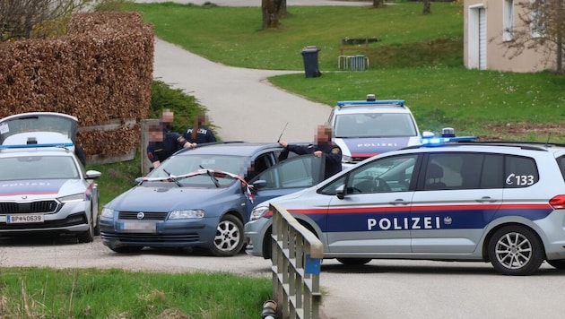 Die Polizei stoppte bei Sipbachzell diesen Kombi