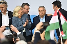 Schwierige Zeiten für Populisten wie Wilders (links), Le Pen und Orbán in Europa ...