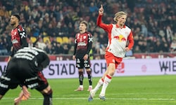 Gegen LASK traf Kjaergaard zum zwischenzeitlichen 2:2.