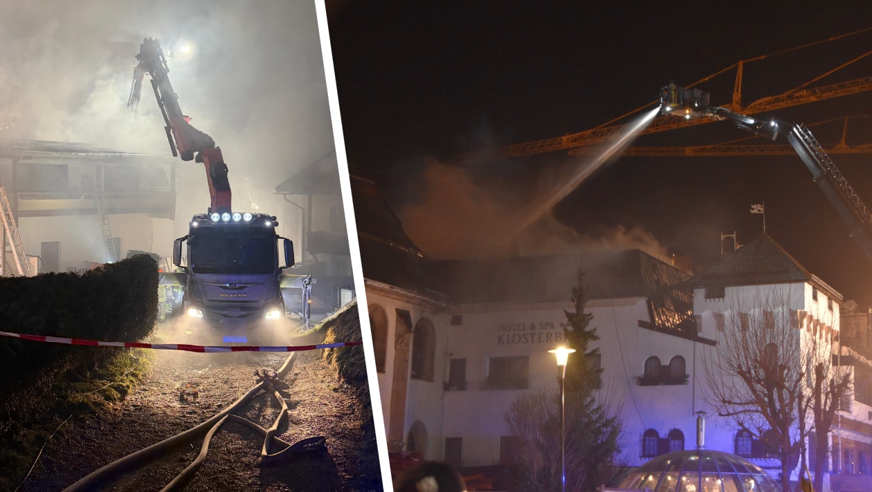 Firefighting efforts continued throughout the night and into the morning.