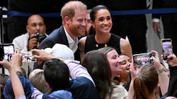 Prinz Harry und Herzogin Meghan besuchten zum Auftakt ihrer Australien-Reise ein ...