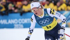 Bei den Olympischen Spielen gewann Frida Karlsson heuer zweimal Gold und einmal Silber.