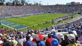 Das Rose Bowl Stadium in Pasadena