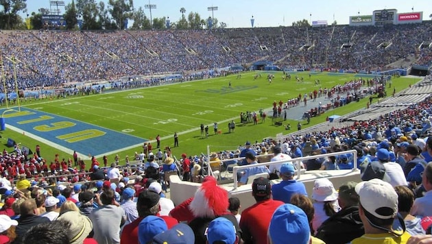Das Rose Bowl Stadium in Pasadena