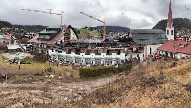Bei einem Brand vor einer Woche wurden Teile des Hotel Klosterbräu im Ortszentrum von Seefeld ...