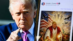 Sieben von zehn Befragten in den Vereinigten Staaten halten ihren Präsidenten Donald Trump nicht ...