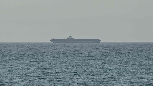 A ship off the coast of the United Arab Emirates (file photo)