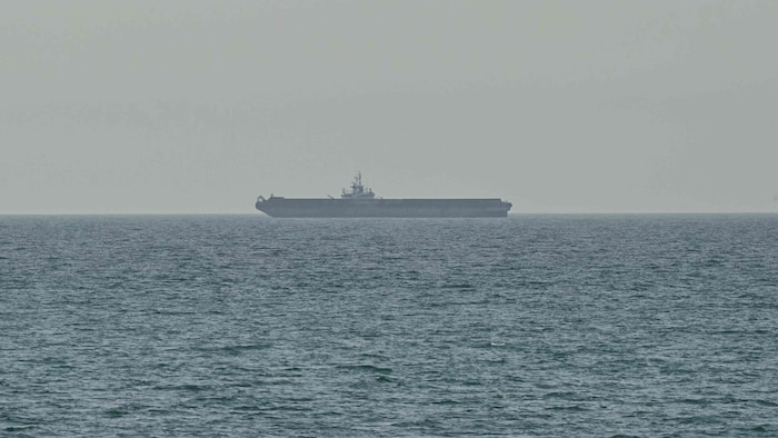A ship off the coast of the United Arab Emirates (file photo)
