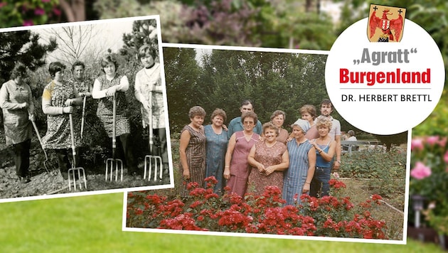 Saisonarbeiter in den Wiener Gärten.