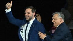 Wenige Tage vor der Niederlage waren Vance und Orbán in Budapest noch gut gelaunt.