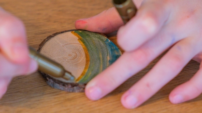 Die „Schneckenhäuser“ werden nach Belieben bemalt.