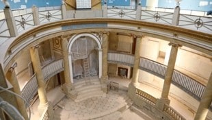 Leeres Gotteshaus: In der Synagoge in der Seittenstettengasse blieb kein Stein auf dem anderen.