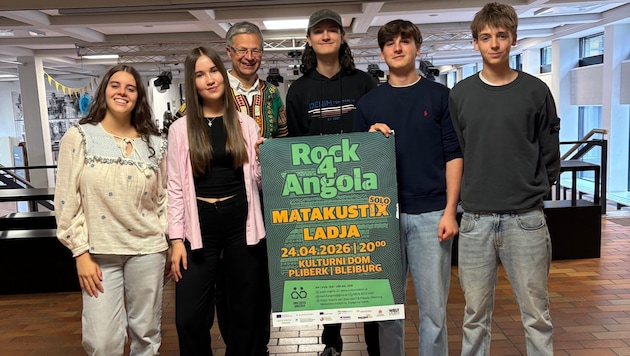 Theresa Mödritscher, Elena Marzano, Hanzej Rosenzopf, Luka Lampichler, Julian Sturm und Niko ...