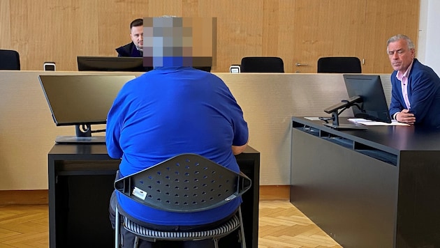 Der Angeklagte sah ein, dass er einen Fehler begangen hatte.