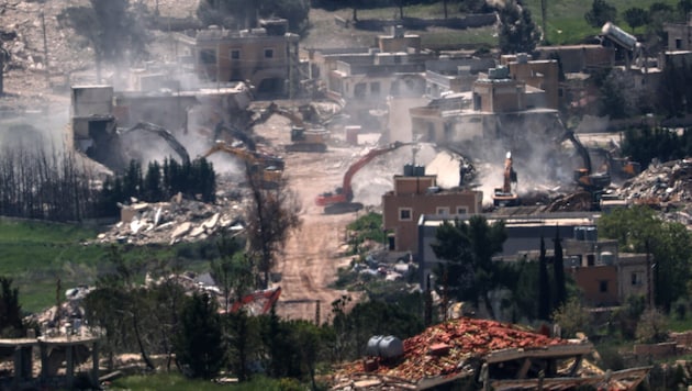 Israelischer Angriff auf ein Dorf im Süden Libanons