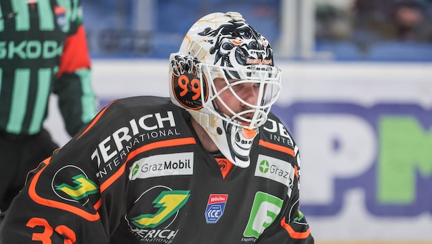 Leichtes Aufatmen bei den Graz99ers: Vor dem Finalstart gegen Pustertal trainierte der Kanadier ...