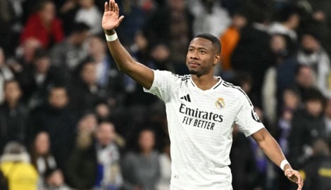 David Alaba im Trikot von Real Madrid.