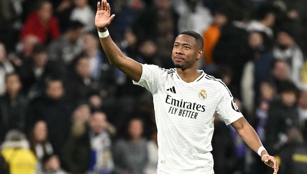 David Alaba im Trikot von Real Madrid.