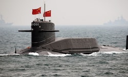 Chinesisches Atom-U-Boot der Jin-Klasse: In die Raketenstarter passen bis zu zwölf ...