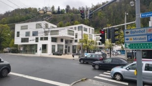 Kreuzung am Rehrplatz in Salzburg: Hier passierte der Unfall.